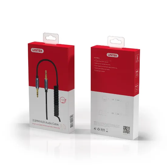 UNITEK 3.5MM AUX SES KABLOSU 1MT (Y-C926ABK) resmi