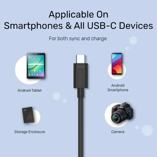 UNITEK USB3.0 TO USB-C ŞARJ 1.5MT (C14103BK-1.5M) resmi