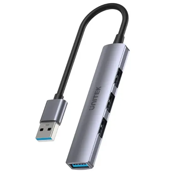 UNITEK TYPE-A TO 4 PORT USB (USB3.0+USB2.0) H1208A resmi