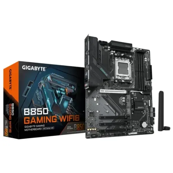 GIGABYTE B850 GAMING WIFI6 DDR5 M.2 HDMI DP ATX AM5 resmi