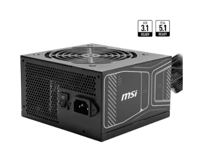 MSI MAG A850GN PCIE5 850W 80+ GOLD PSU NON-MODULAR resmi