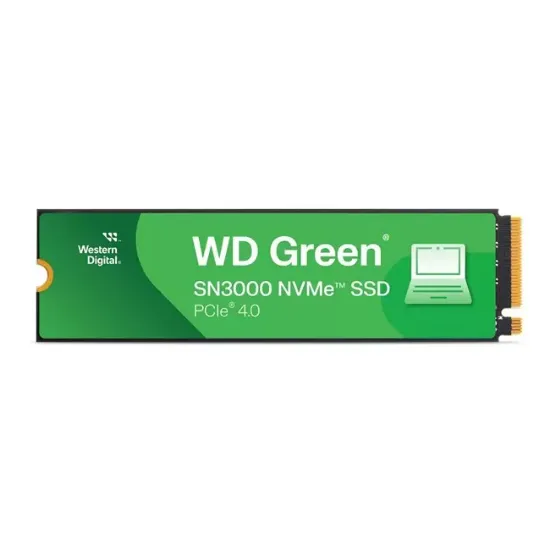 2TB WD GREEN M.2 NVMe SN3000 5000/4200MB/s WDS200T4G0E SSD resmi