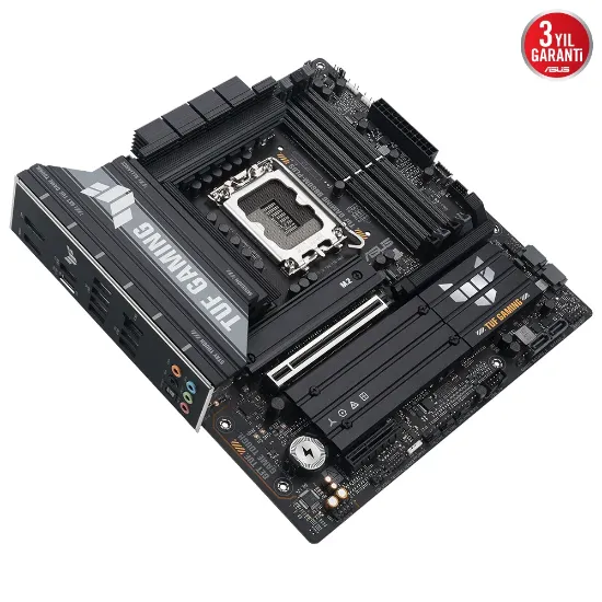 ASUS TUF GAMING B860M-PLUS 1851 SOKET DDR5 DP HDMI MATX ANAKART resmi