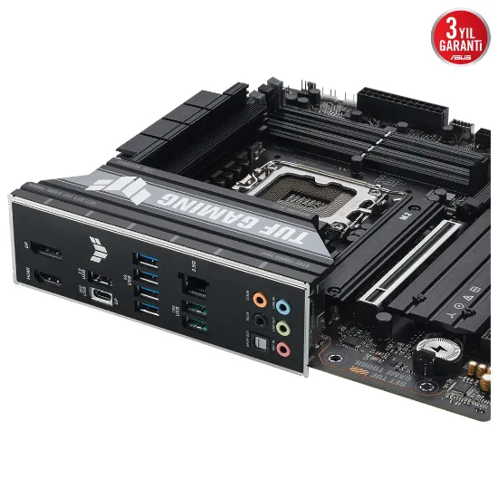 ASUS TUF GAMING B860M-PLUS 1851 SOKET DDR5 DP HDMI MATX ANAKART resmi