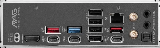 MSI MAG B850 TOMAHAWK MAX WIFI AM5 DDR5 8400MHZ(OC) HDMI 4x M.2 USB 10Gbs 5G LAN WI-FI 7 ATX resmi