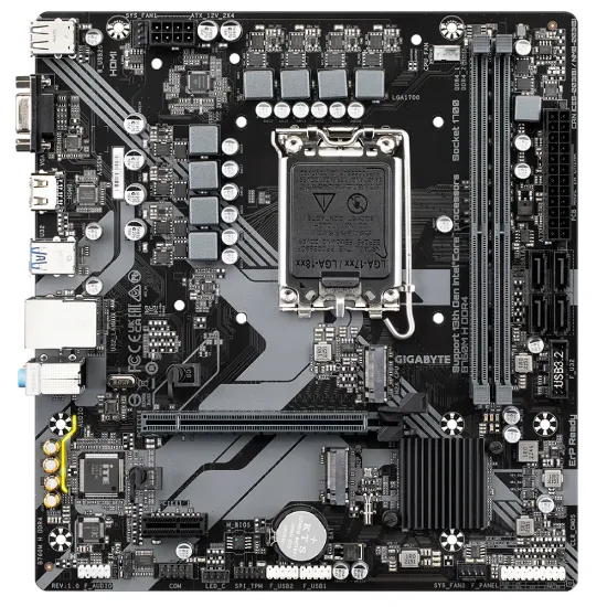 GIGABYTE B760M H DDR4 M.2 HDMI MATX 1700P resmi