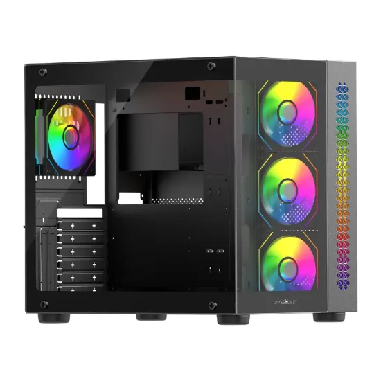 JAMES DONKEY STARK S800 4X ARGB BLACK KASA 650W resmi