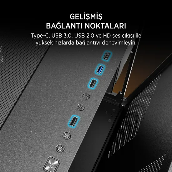 JAMES DONKEY STARK S800 4X ARGB BLACK KASA 650W resmi