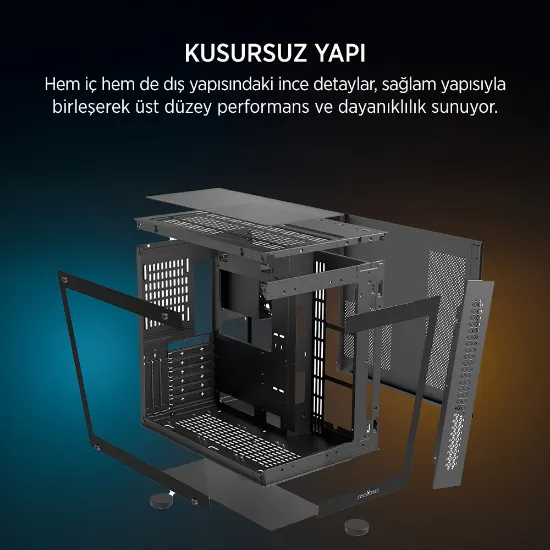 JAMES DONKEY STARK S800 4X ARGB BLACK KASA 650W resmi