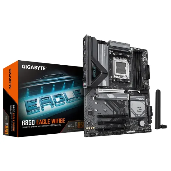 GIGABYTE B850 EAGLE WIFI6E DDR5 M.2 HDMI DP ATX AM5 resmi