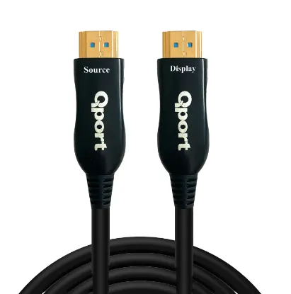 QPORT Q-HDMI253 HDMI 2.0 V ALTIN UÇLU KABLO 25 MT resmi