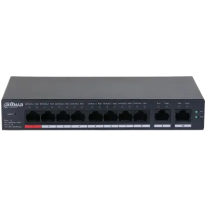 DAHUA CS4010-8ET-110 8xFE-2xGE BULUT YÖNETİLEBİLİR 110W POE SWİTCH resmi
