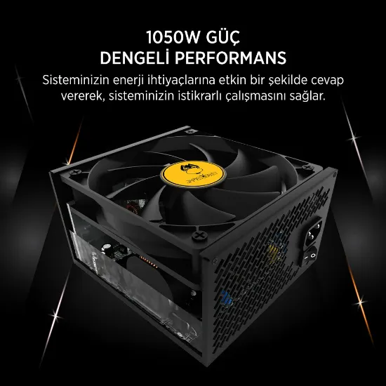 JAMES DONKEY JDP1050 APFC 12CM 80+ BRONZE 1050W PS resmi