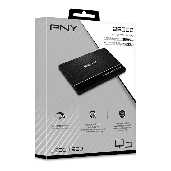 PNY CS900 500GB 535/500MB/s 2,5" SATA3 SSD (SSD7CS900-500-RB) resmi