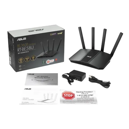 ASUS RT-BE58U WIFI BE3600 ROUTER resmi