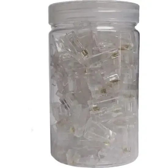 EZCOOL EZ-RJ45 100 LÜ AÇIK UÇ YENİ NESİL CAT6 KONNEKTÖR resmi