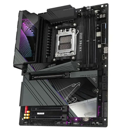 GIGABYTE X870E AORUS MASTER DDR5 M.2 HDMI DP ATX AM5 resmi