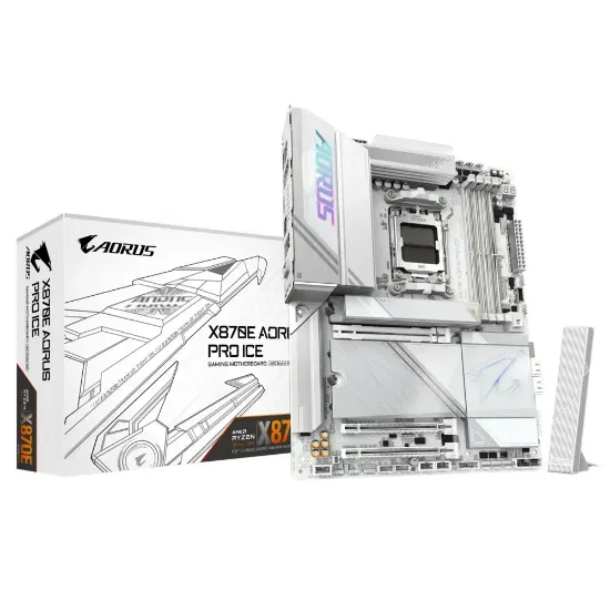 GIGABYTE X870E AORUS PRO ICE DDR5 M.2 HDMI DP ATX AM5 resmi