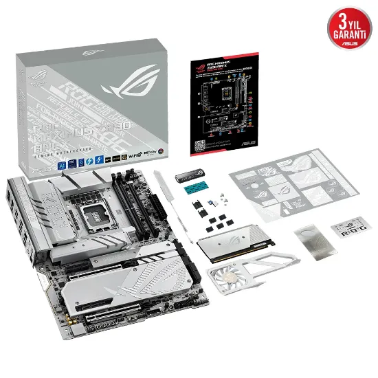 ASUS ROG MAXIMUS Z890 APEX DDR5 6XM2 USB3.2 WIFI7 RGB LAN ATX resmi