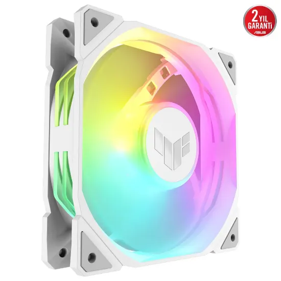 ASUS TUF TR120 120MM ARGB REVERSE 3IN1 BEYAZ KASA FANI resmi