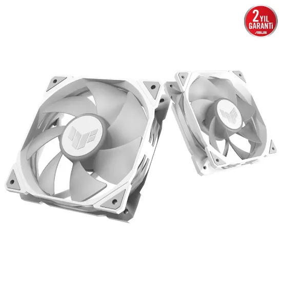 ASUS TUF TR120 120MM ARGB REVERSE 3IN1 BEYAZ KASA FANI resmi
