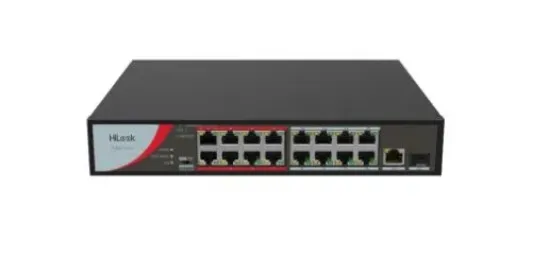 HILOOK NS-0318P-130(B) 16XFE+1xGE+1xGE/SFP YONETİLEMEZ 130W POE SWİTCH resmi