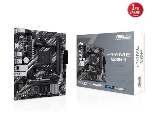 ASUS PRIME A520M-R DDR4 5100MHz mATX AM4 resmi