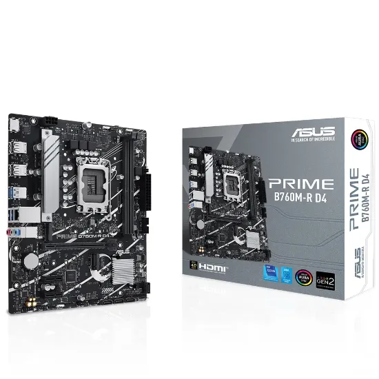 ASUS PRIME B760M-R D4 INTEL B760 SOKET 1700 DDR4 resmi