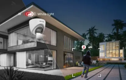 HIKVISION DS-2CD1343G2-LIUF 4MP 2.8MM HYBRİD LİGHT SESLİ IP DOME KAMERA resmi