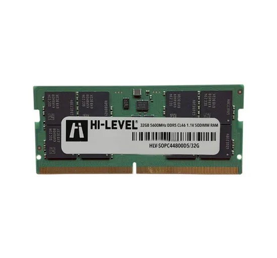 32GB HI-LEVEL DDR5 5600Mhz SODIMM 1.1V HLV-SOPC44800D5/32G resmi