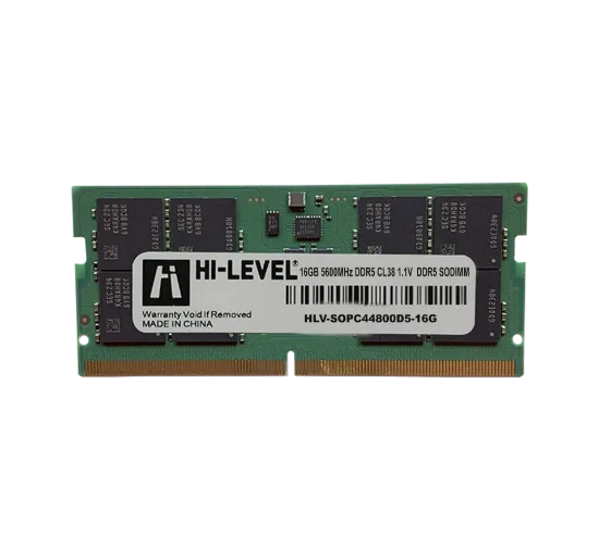 16GB HI-LEVEL DDR5 5600Mhz SODIMM 1.1 HLV-SOPC44800D5-16G resmi