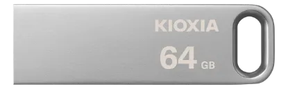 64GB USB3.2 GEN1 KIOXIA METAL USB BELLEK LU366S064GG4 resmi