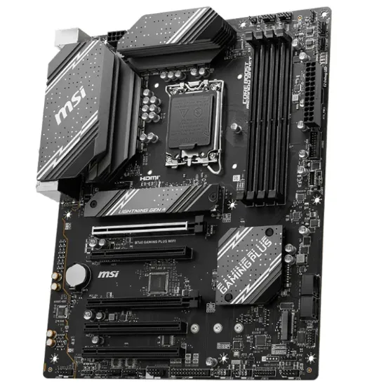 MSI B760 GAMING PLUS WIFI D5 M.2 HDMI DP LAN WİFİ ATX 1700P resmi