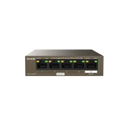 TENDA TEG1105PD 5PORT 10/100/1000 POE EXTENDER resmi