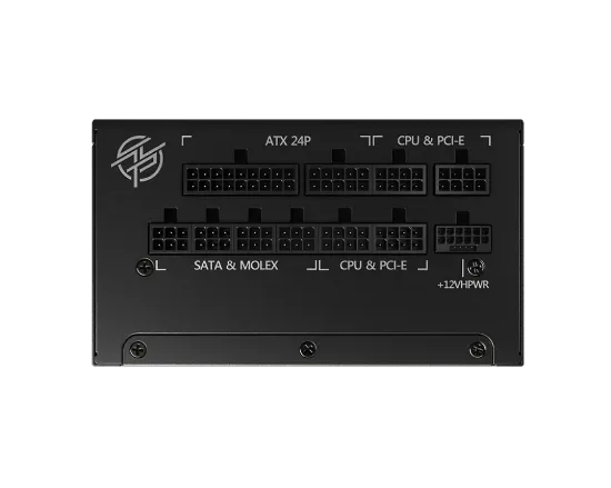 MSI MPG A1000G PCIE5 1000W 80+ GOLD POWER SUPPLY resmi