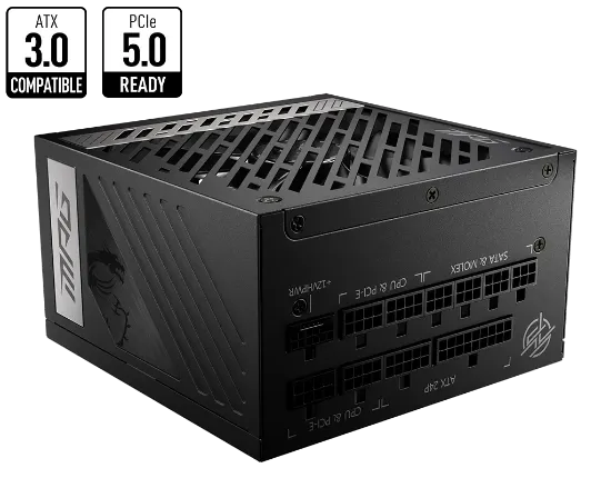 MSI MPG A850G PCIE5 850W 80+ GOLD POWER SUPPLY resmi