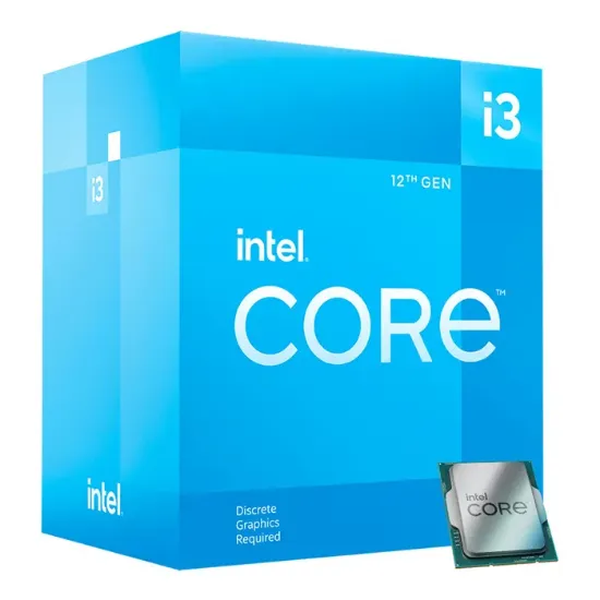 INTEL CORE İ3-12100F 3.30GHz 12MB 1700p 12. NESIL BOX resmi
