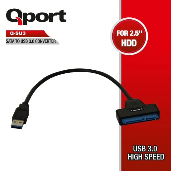 QPORT Q-SU3 SATA TO USB 3.0 ÇEVİRİCİ resmi