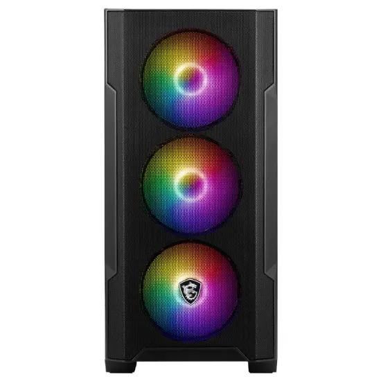 MSI MAG FORGE M100R 4X120mm ARGB mATX GAMING KASA resmi