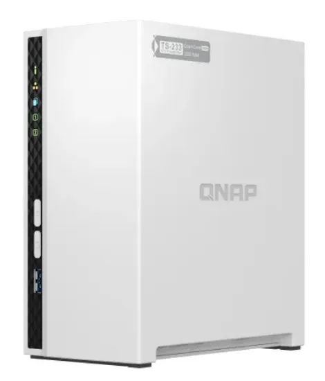 QNAP TS-233 2 YUVALI 2GB DEPOLAMA ÜNİTESİ (Resmi Distribütör Garantili) resmi