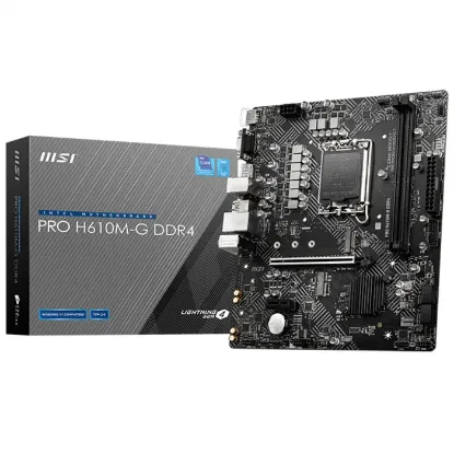 MSI PRO H610M-G DDR4 3200MHZ mATX 1700p resmi