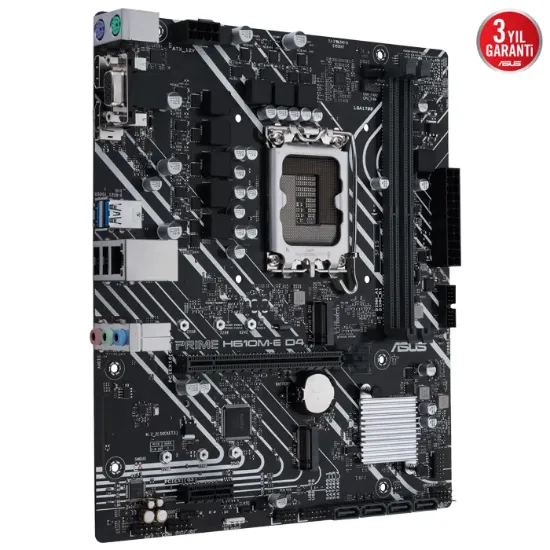 ASUS PRIME H610M-E D4-CSM DDR4 3200MHz DP HDMI M.2 mATX 1700p resmi