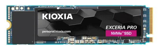 1TB KIOXIA EXCERIA PRO PCIe 4.0 M.2 NVMe 3D 7300/6400MB/s LSE10Z001TG8 resmi