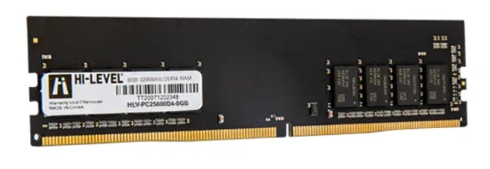 8GB HI-LEVEL DDR4 3200MHz CL22 HLV-PC25600D4-8G  resmi