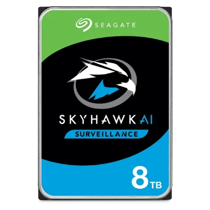 8TB SEAGATE SKYHAWK AI 256MB 7/24 RV ST8000VE001 resmi