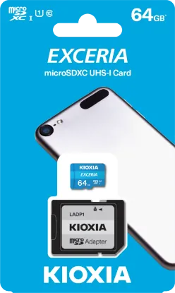 64GB MICRO SDHC C10 100MB/s KIOXIA LMEX1L064GG2 resmi