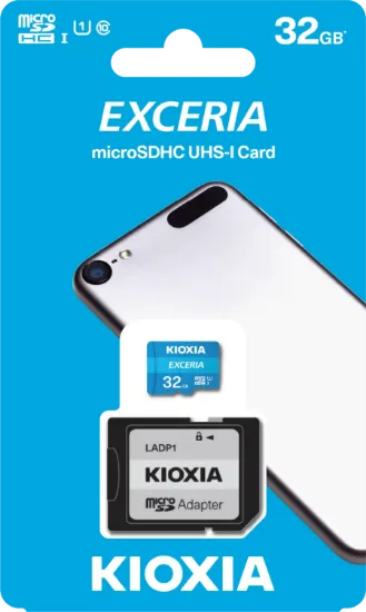 32GB MICRO SDHC C10 100MB/s KIOXIA LMEX1L032GG2 resmi
