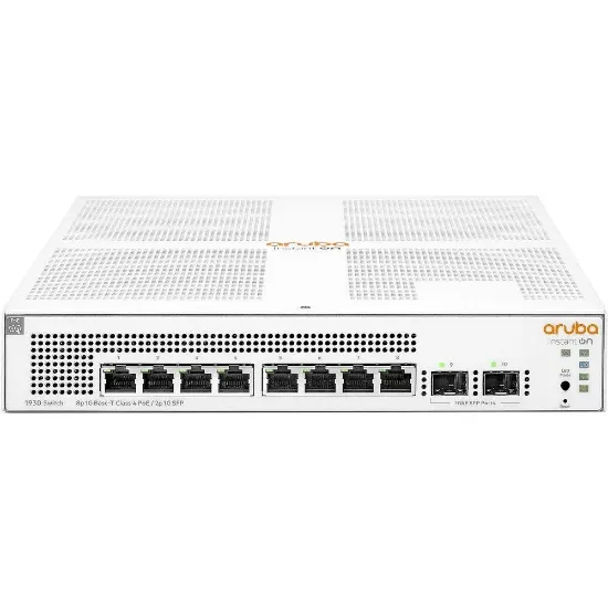 HPE ARUBA JL681A 1930-8G 8PORT 10/100/1000 YÖNETİLEBİLİR POE SWITCH resmi