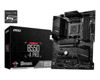 MSI B550-A PRO DDR4 4400(OC)Mhz HDMI / DP ATX AM4 resmi