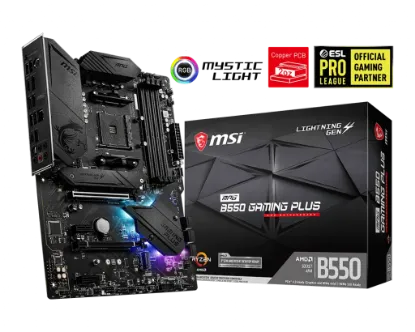 MSI MPG B550 GAMING PLUS DDR4 4400(OC)Mhz ATX AM4 resmi